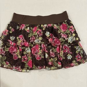 Justice (purchased from Justice store) 2 tiered lace skort size 8